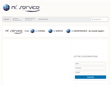 Tablet Screenshot of mcservice.fr